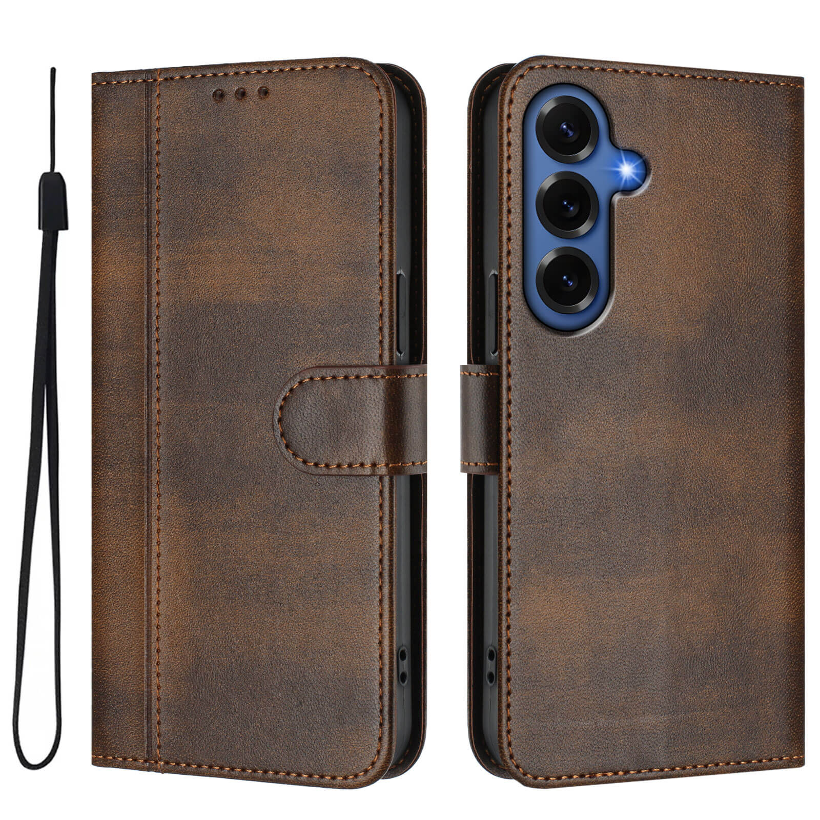 Galaxy S26+ Plus – Custodia dal look retrò in stile vintage