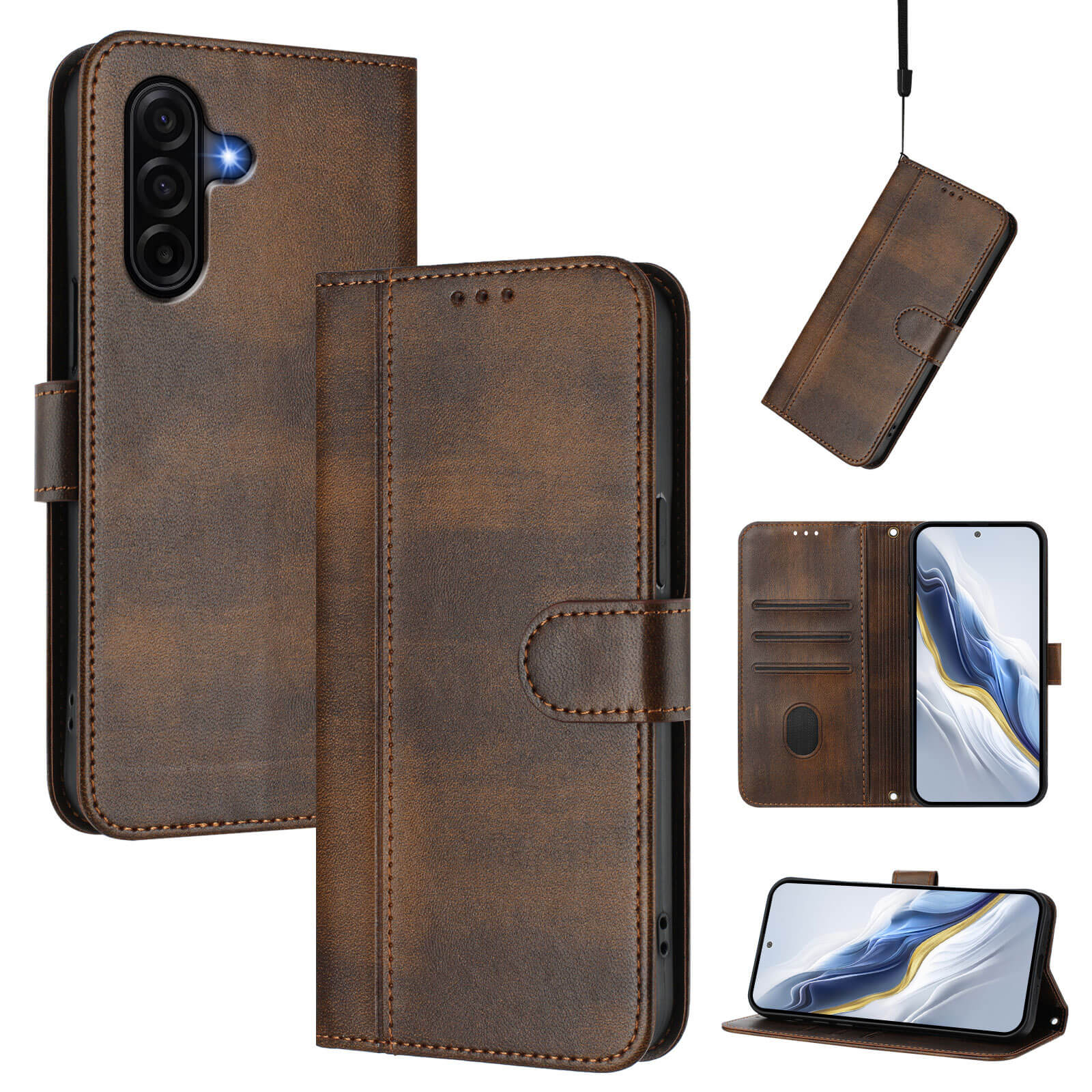 Galaxy A57 – Custodia dal look retrò in stile vintage