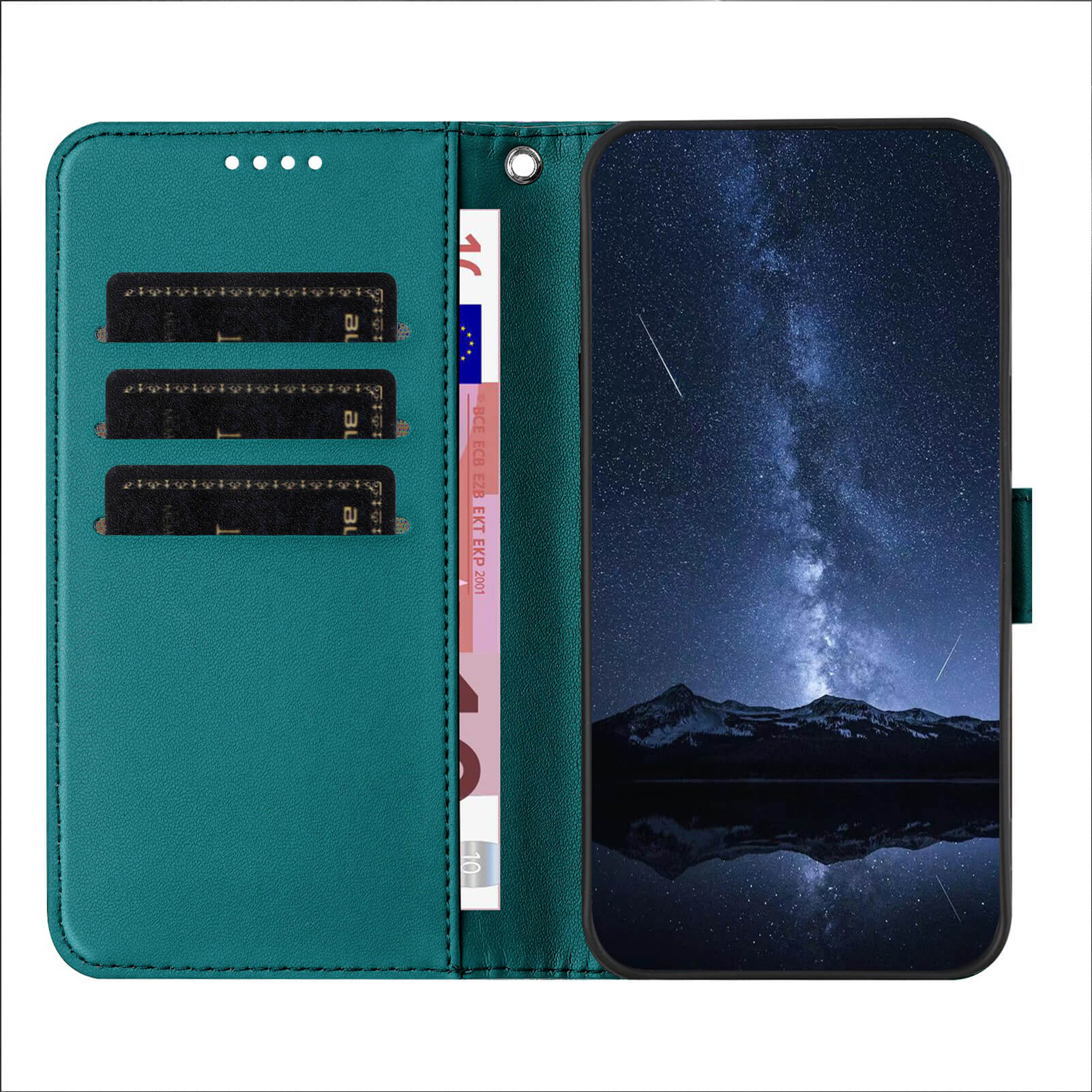 Galaxy A37 - Solide Leder Etui Hülle