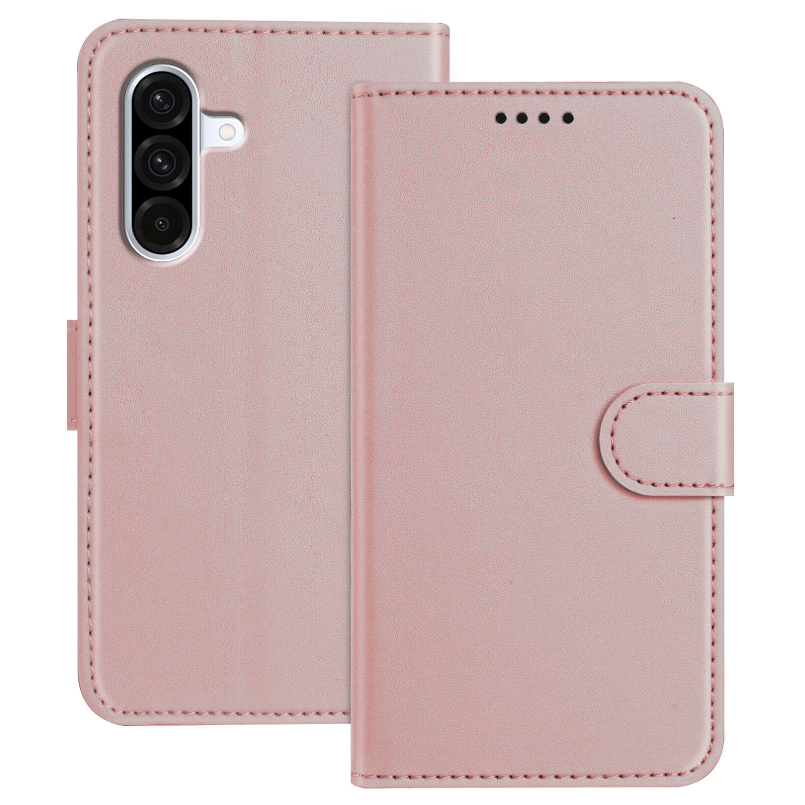 Galaxy A37 - Solide Leder Etui Hülle