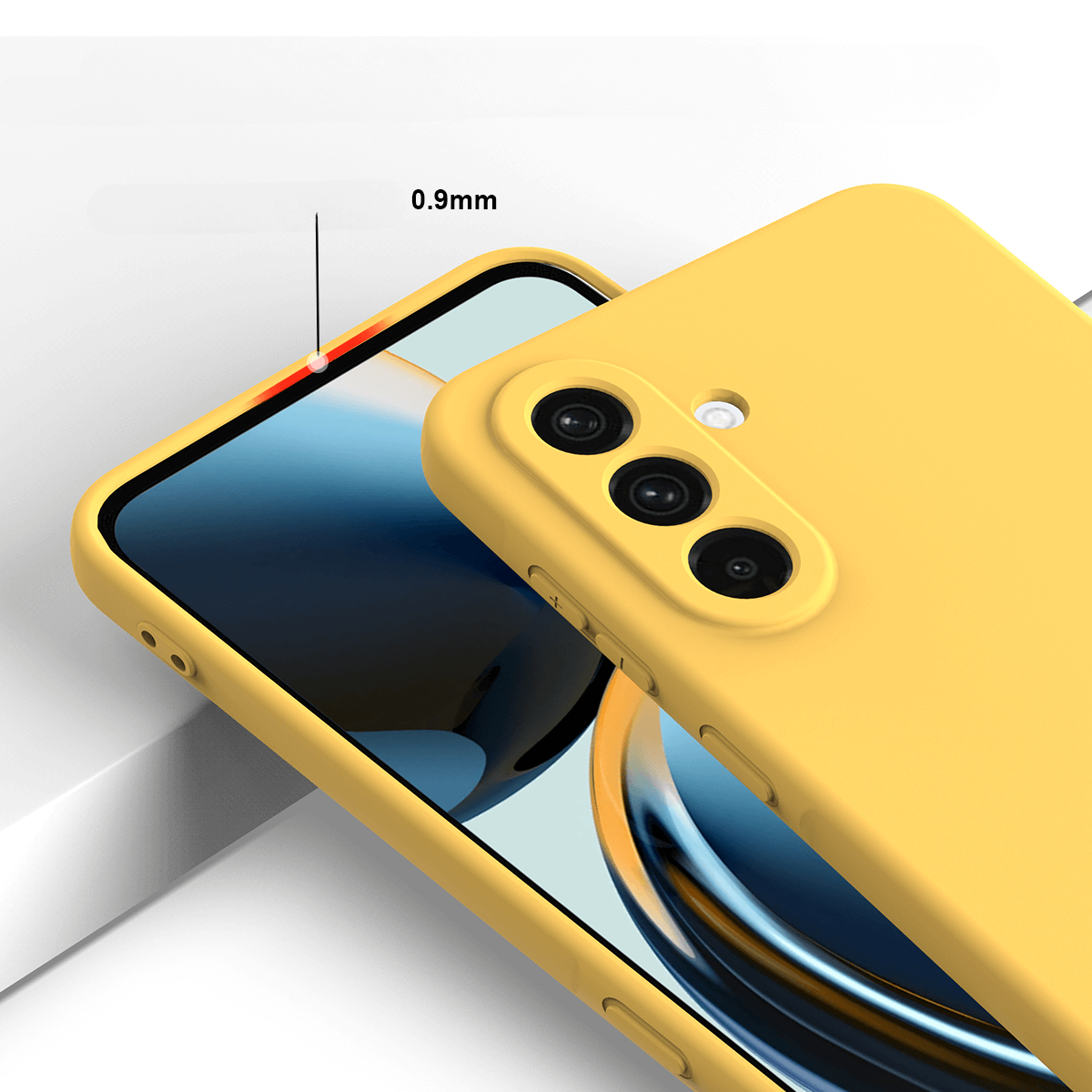 Galaxy S26 Silikon Gummi Hülle mit Riemen
