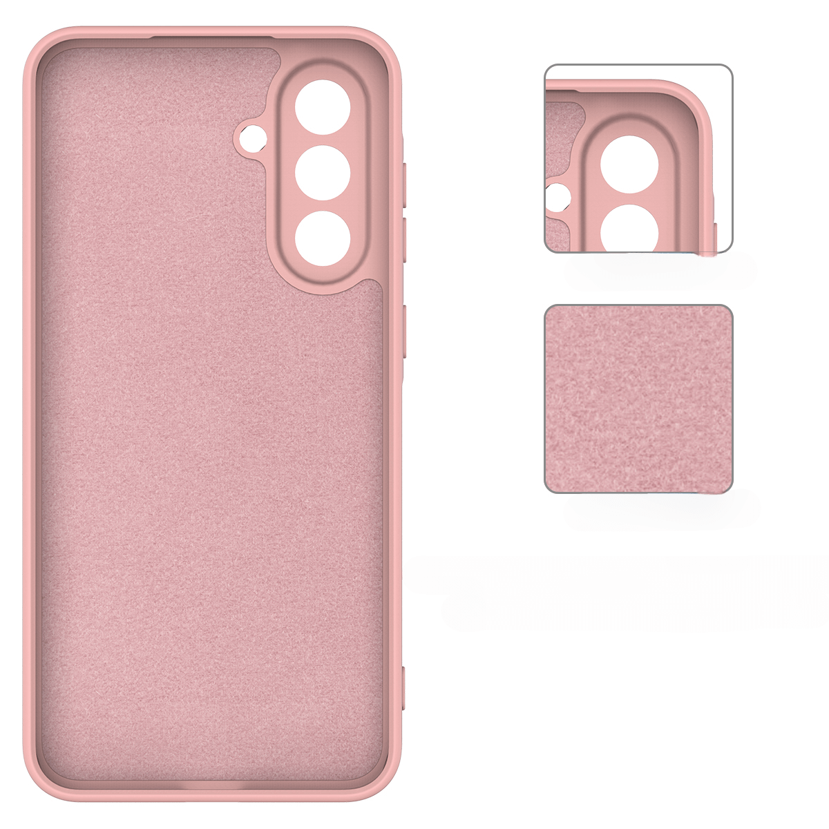 Galaxy S26 Silikon Gummi Hülle mit Riemen