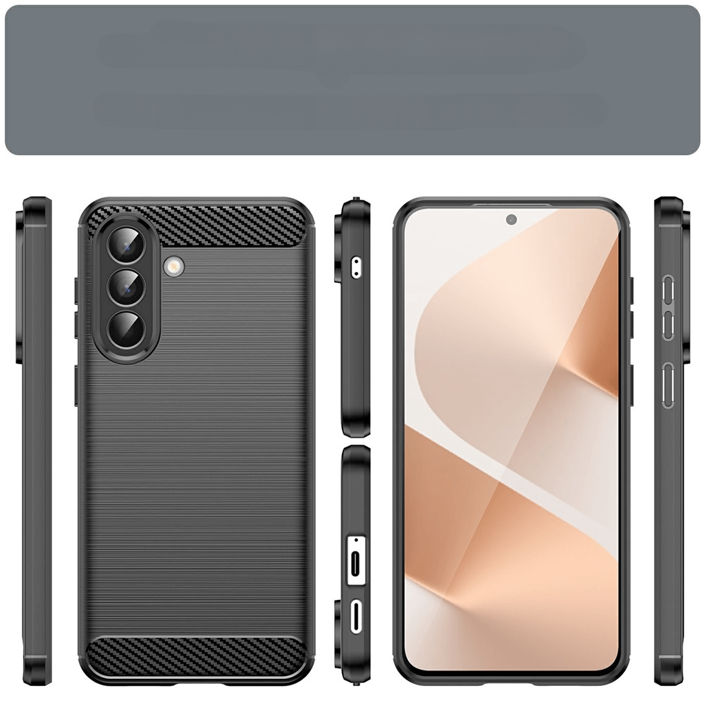 Galaxy A57  - Metal Carbon Look Case