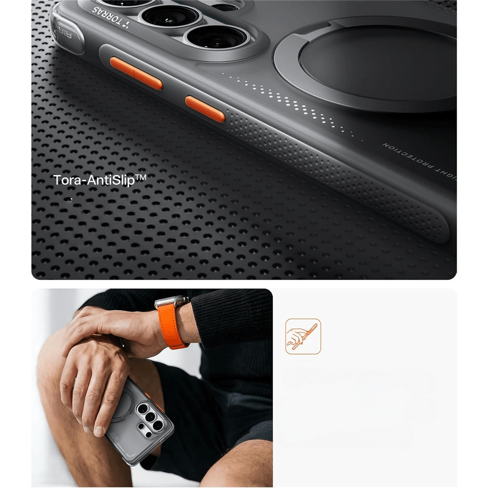 Samsung Galaxy S26 Ultra TORRAS Ostand Q3 Air MagSafe Hülle