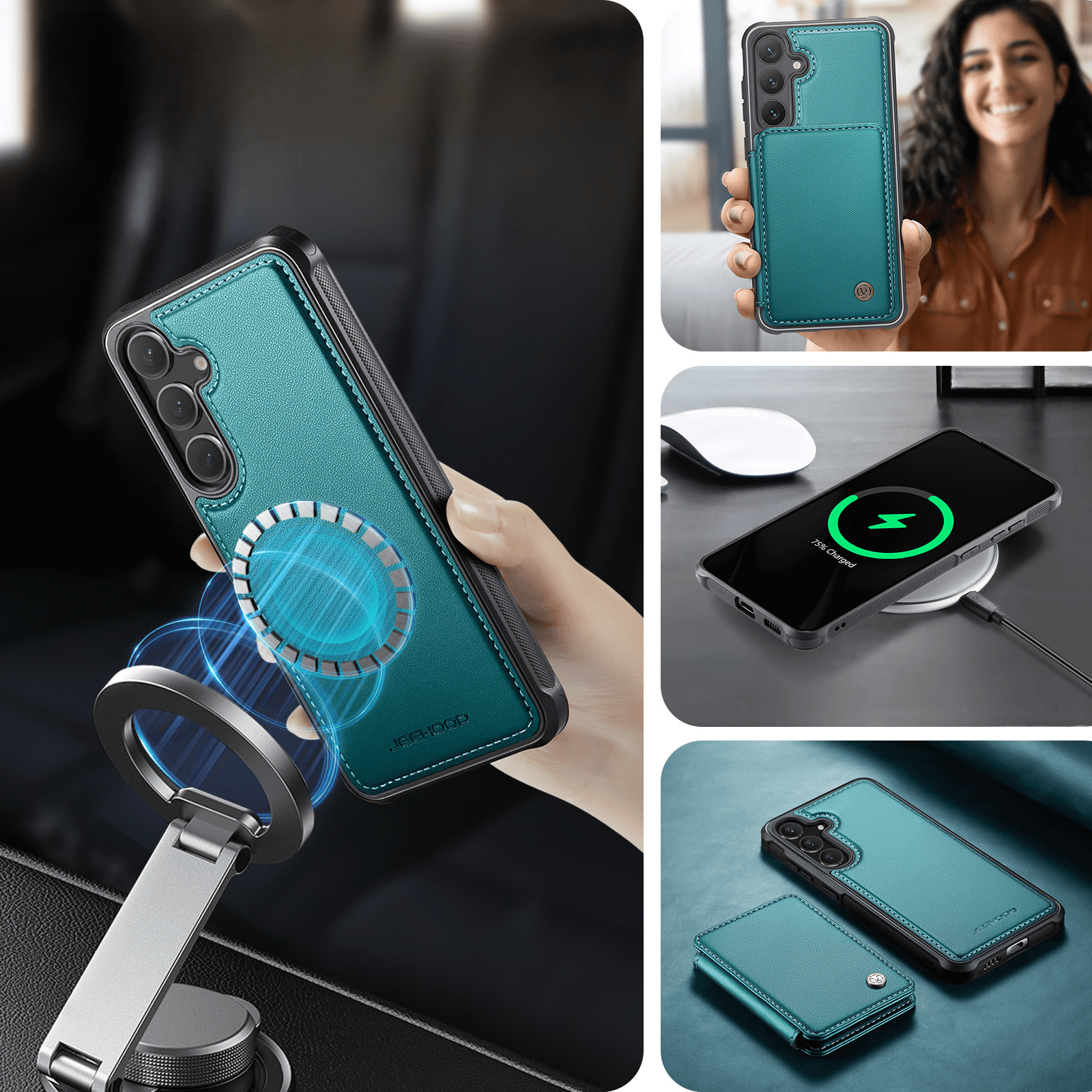 Galaxy S26+ Plus - 2-in-1 Backcover mit Kreditkarten-Etui