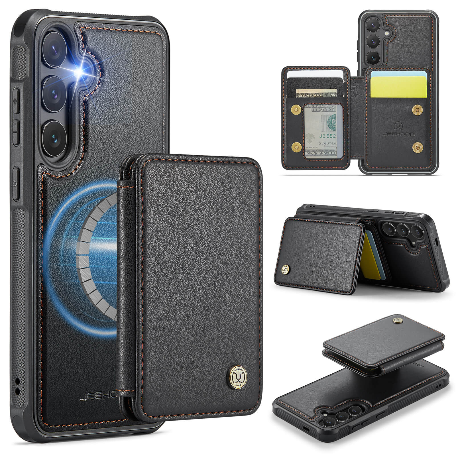 Galaxy S26+ Plus - 2-in-1 Backcover mit Kreditkarten-Etui