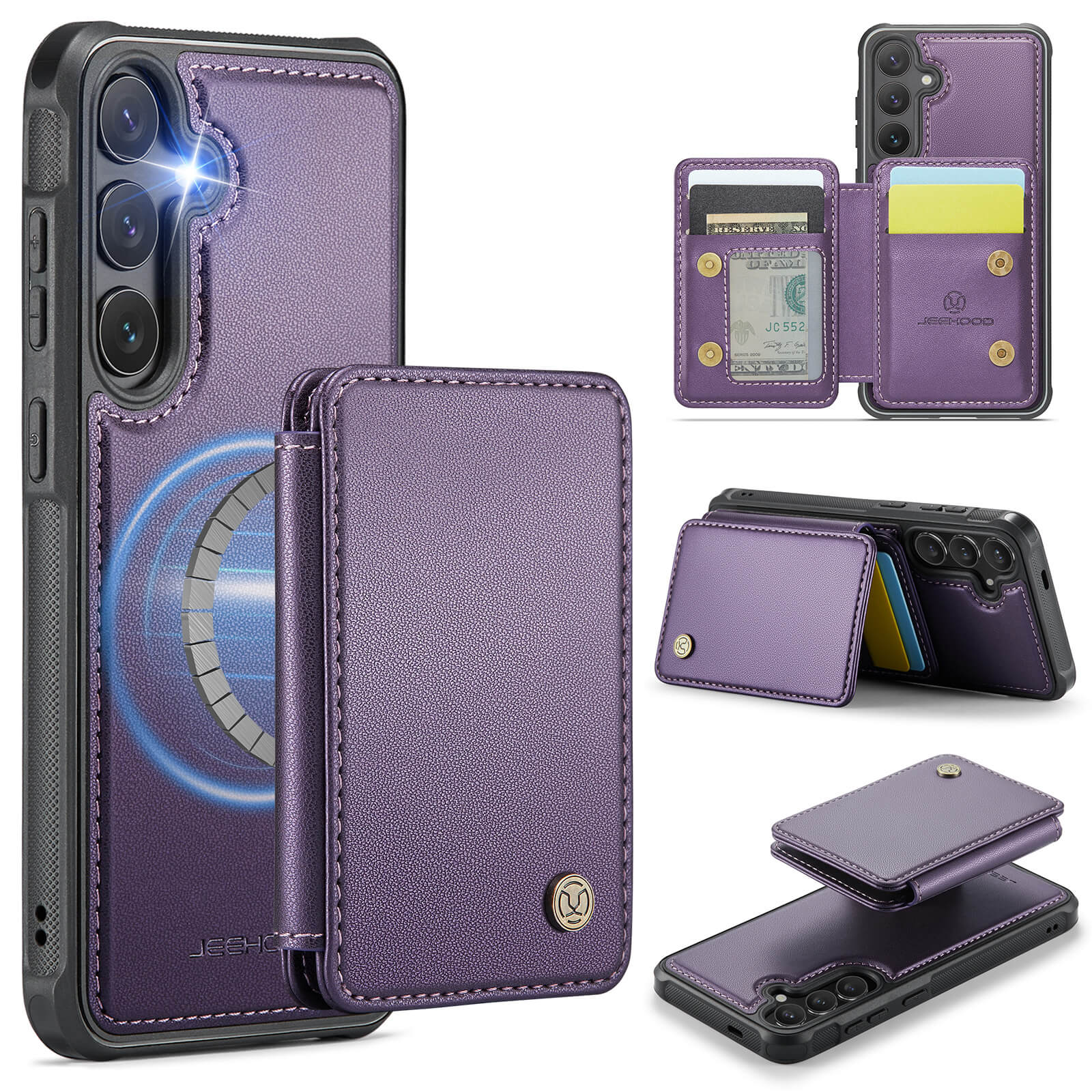 Galaxy S26+ Plus - 2-in-1 Backcover mit Kreditkarten-Etui