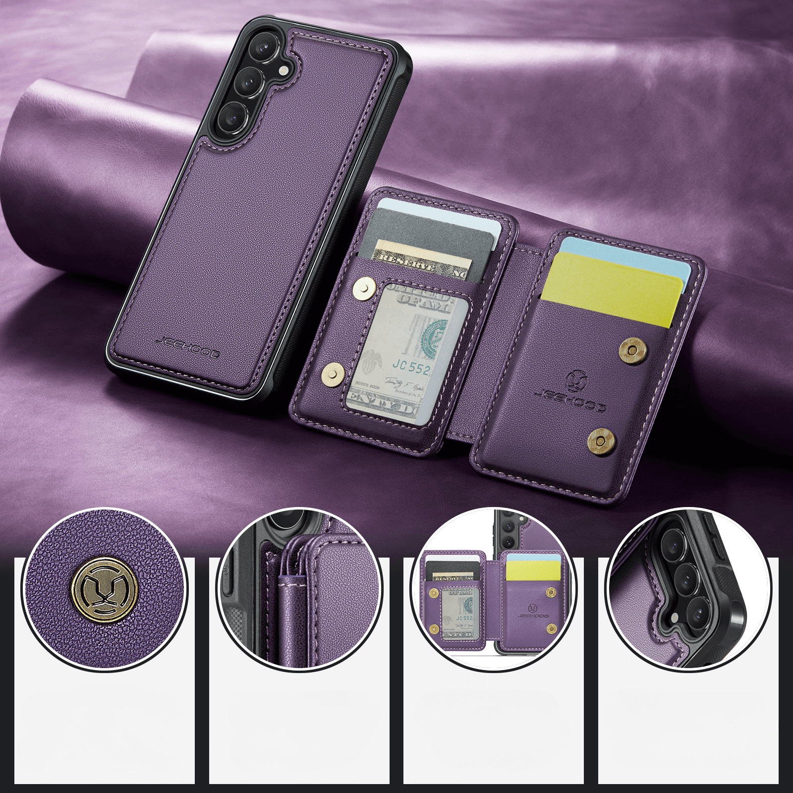 Galaxy S26+ Plus - 2-in-1 Backcover mit Kreditkarten-Etui