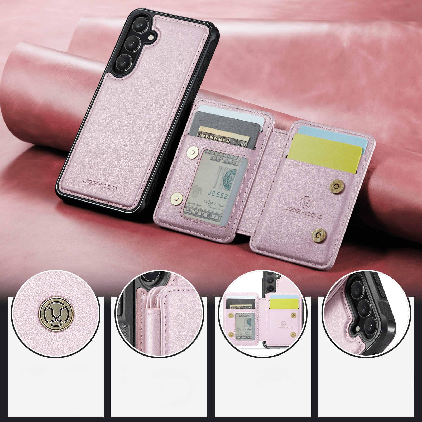 Galaxy S26+ Plus - 2-in-1 Backcover mit Kreditkarten-Etui