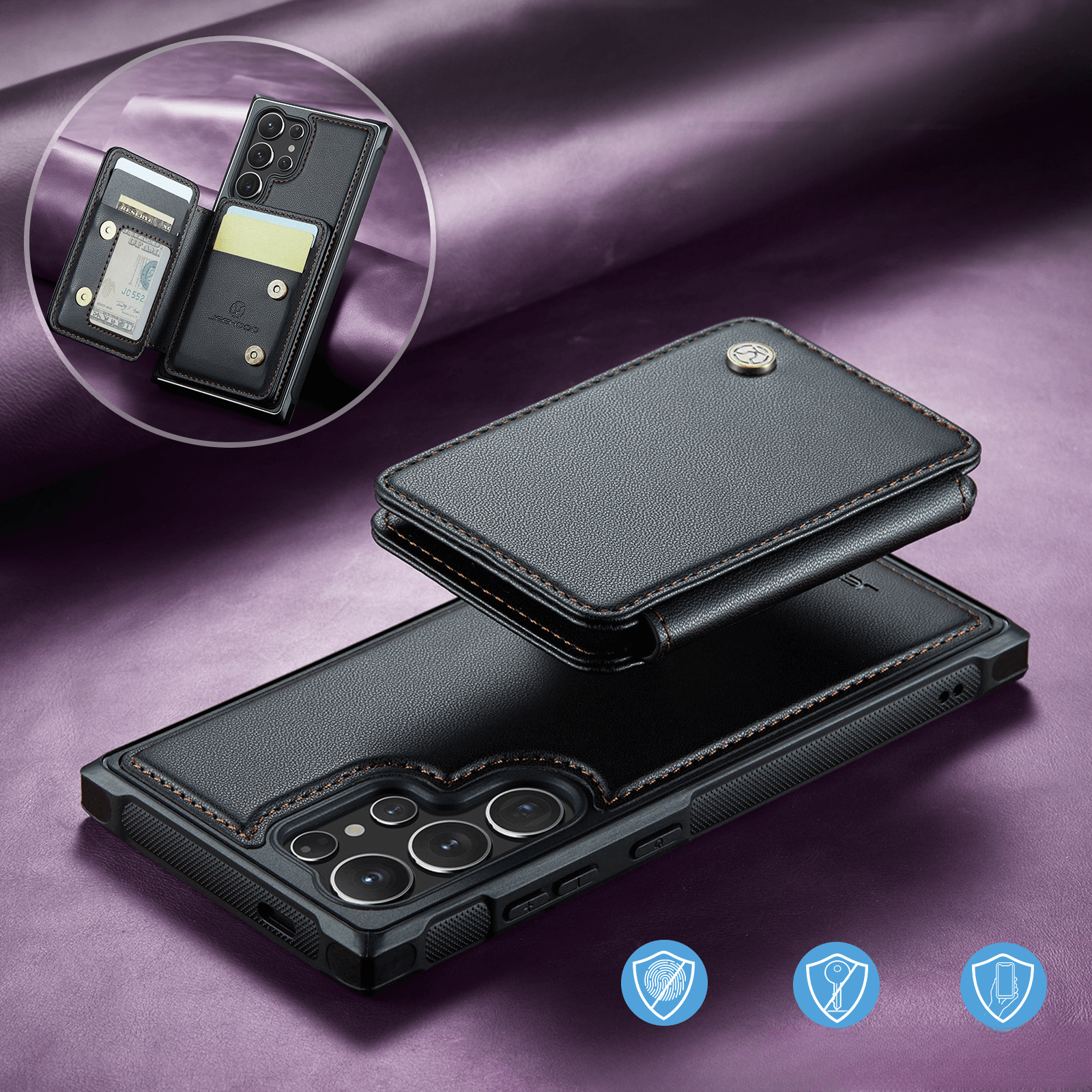 Galaxy S26 Ultra - Custodia 2-in-1 con taschetta per carta di credito