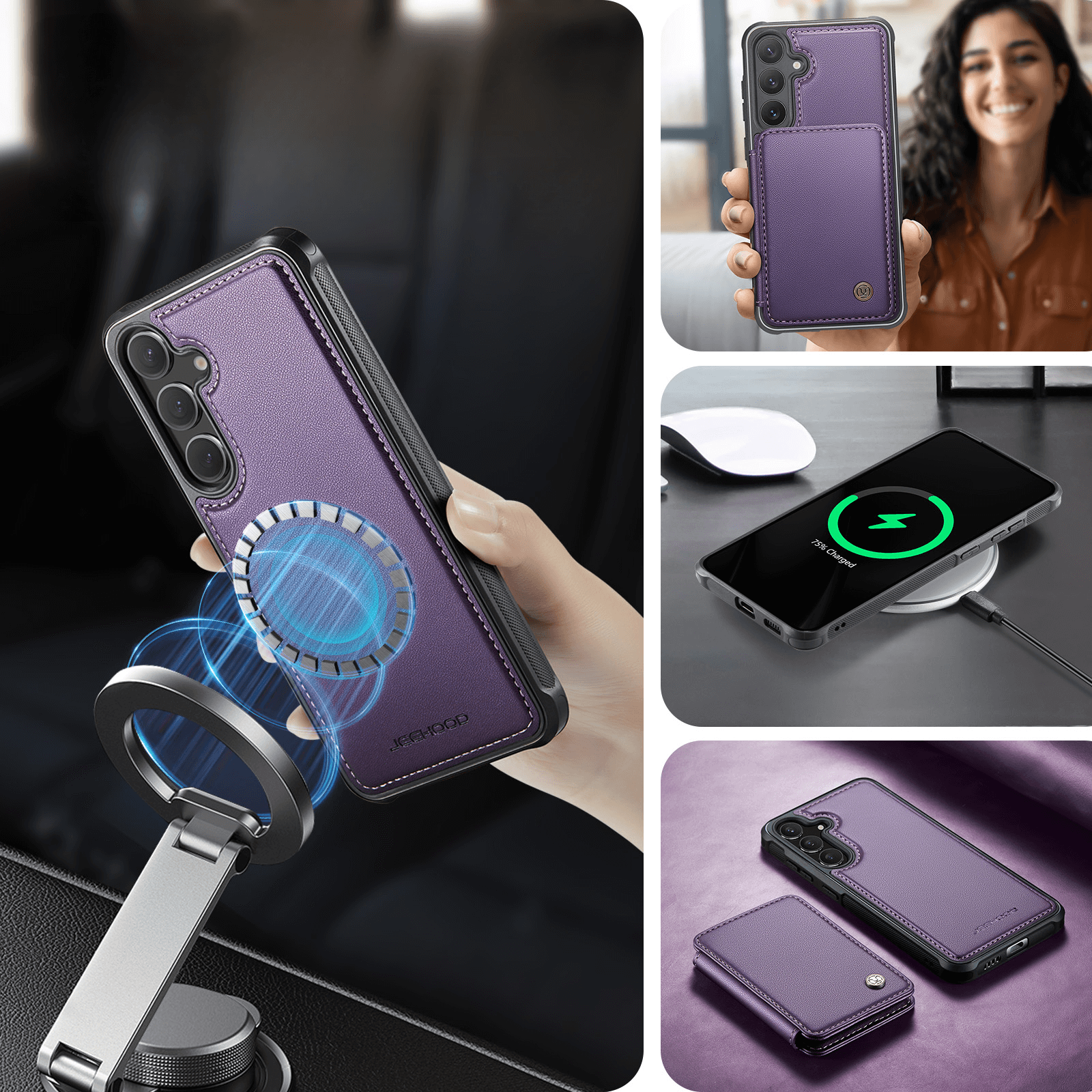 Galaxy S26 - Custodia 2-in-1 con taschetta per carta di credito