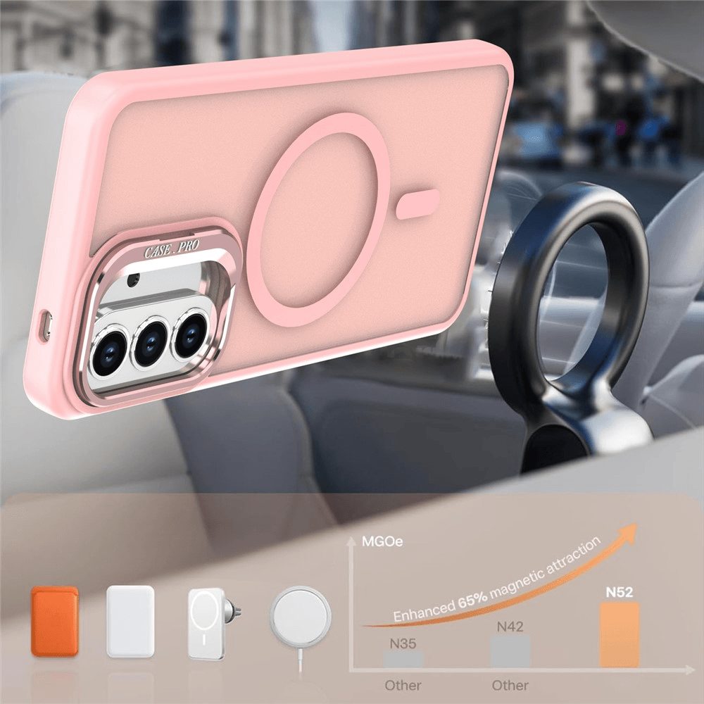Galaxy A57 - Coque magnétique avec support intégré