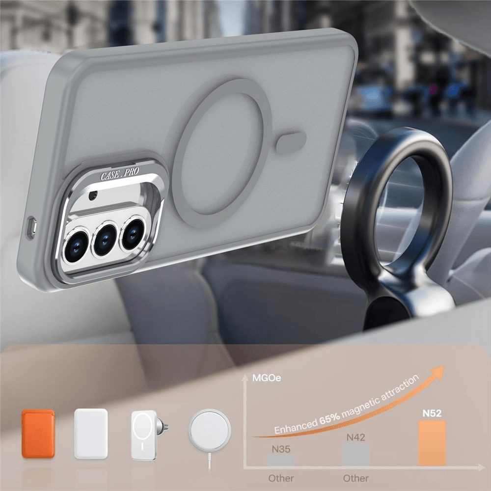 Galaxy A57 - Coque magnétique avec support intégré