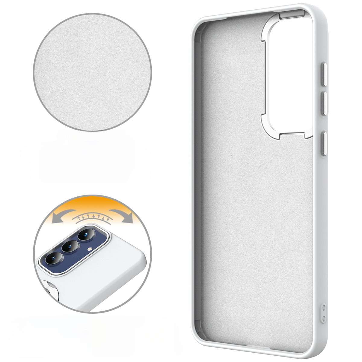 Galaxy A57 - Magnetic Case with Rotating Ring Holder & Kickstand