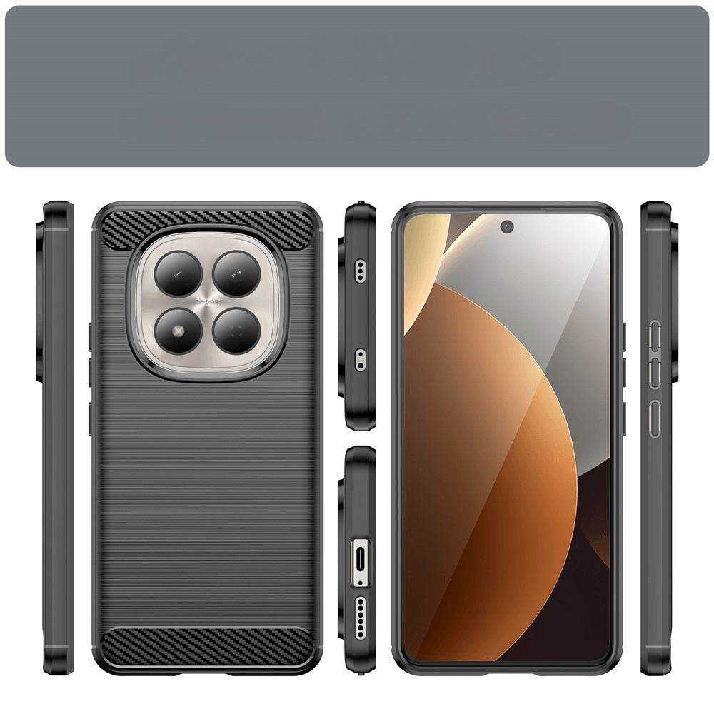 Xiaomi Redmi Note 15 Pro 4G - Cover in look metallo carbonio