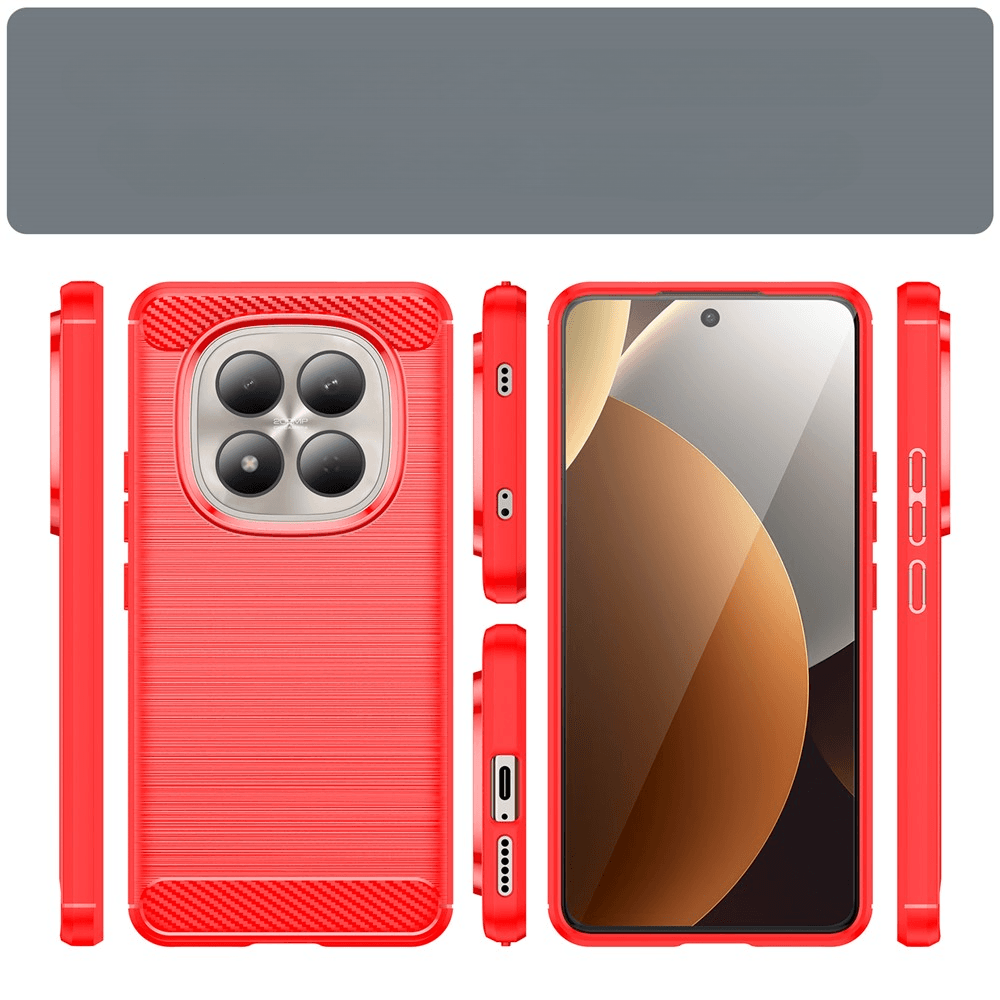 Xiaomi Redmi Note 15 Pro 4G - Cover in look metallo carbonio