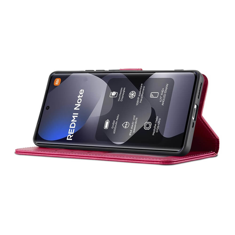 Xiaomi Redmi Note 15 Pro 5G - LC.IMEEKE Coque étui en cuir