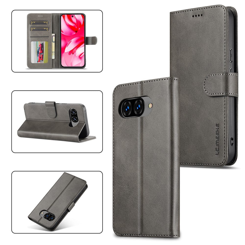 Google Pixel 10a  - LC.IMEEKE Coque étui en cuir