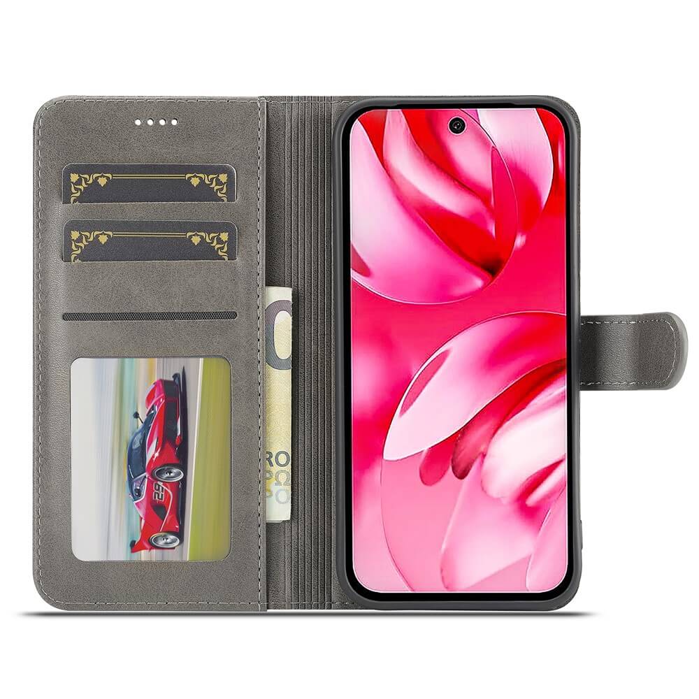 Google Pixel 10a  - LC.IMEEKE Coque étui en cuir