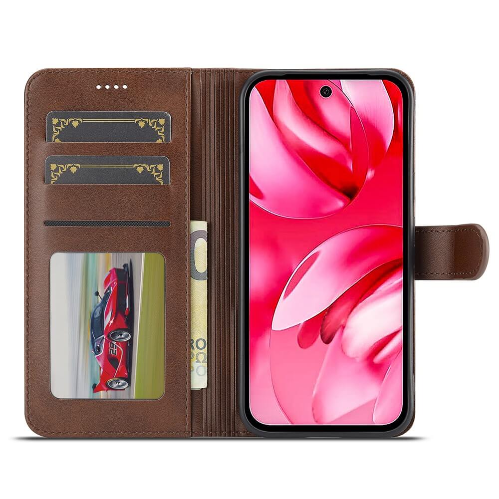 Google Pixel 10a  - LC.IMEEKE Coque étui en cuir