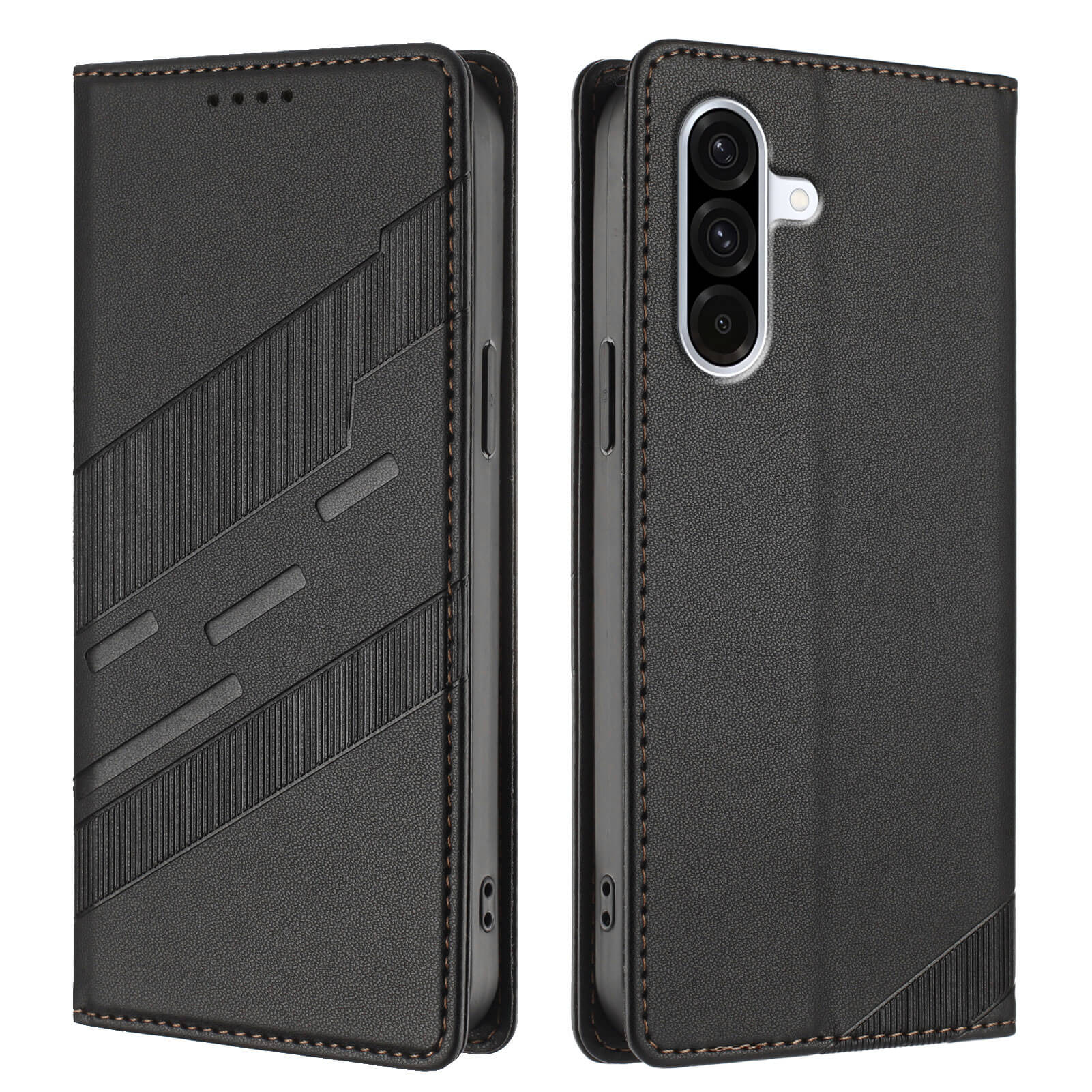 Galaxy A57 - Punk Style Wallet Case mit Standfunktion