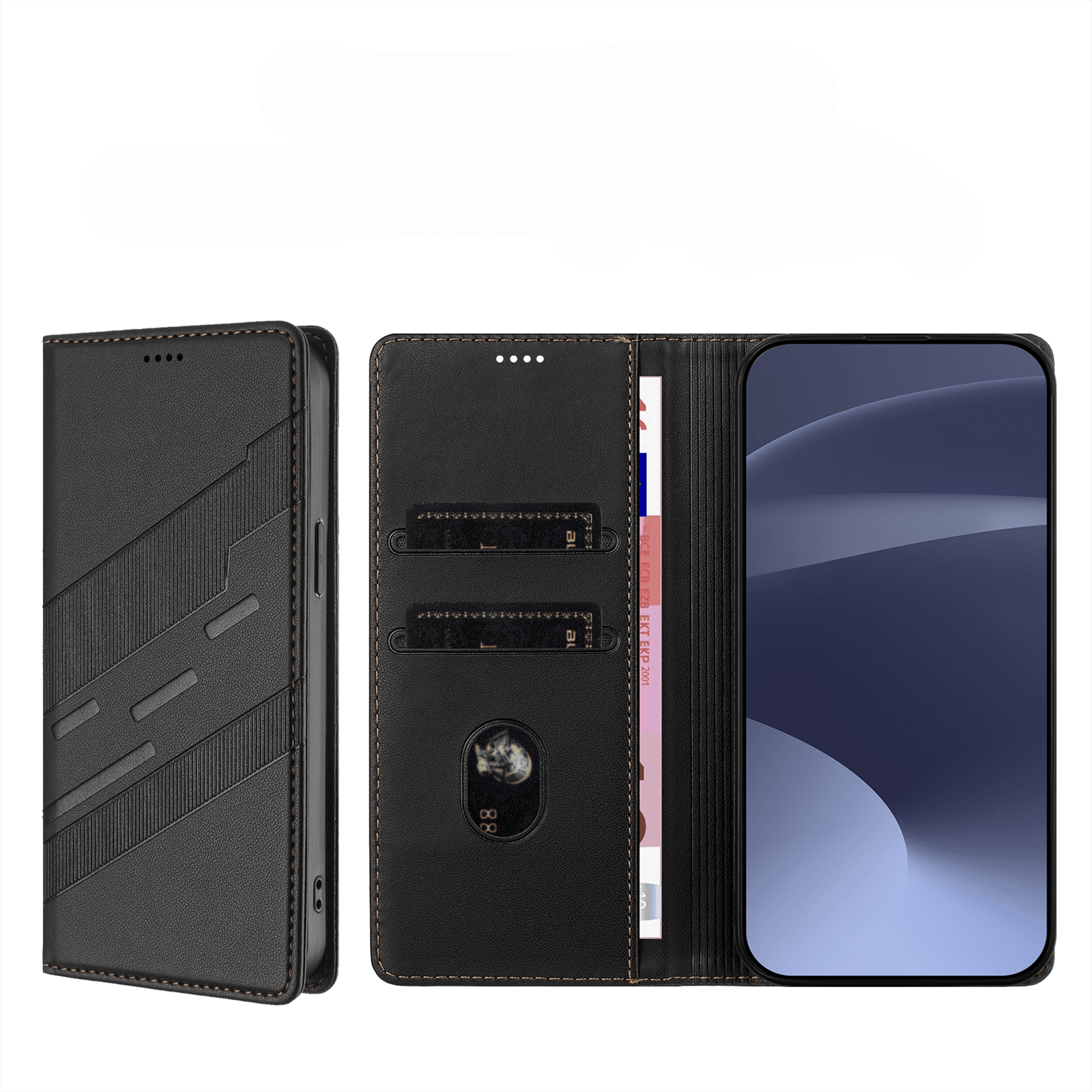 Galaxy A57 - Punk Style Wallet Case mit Standfunktion