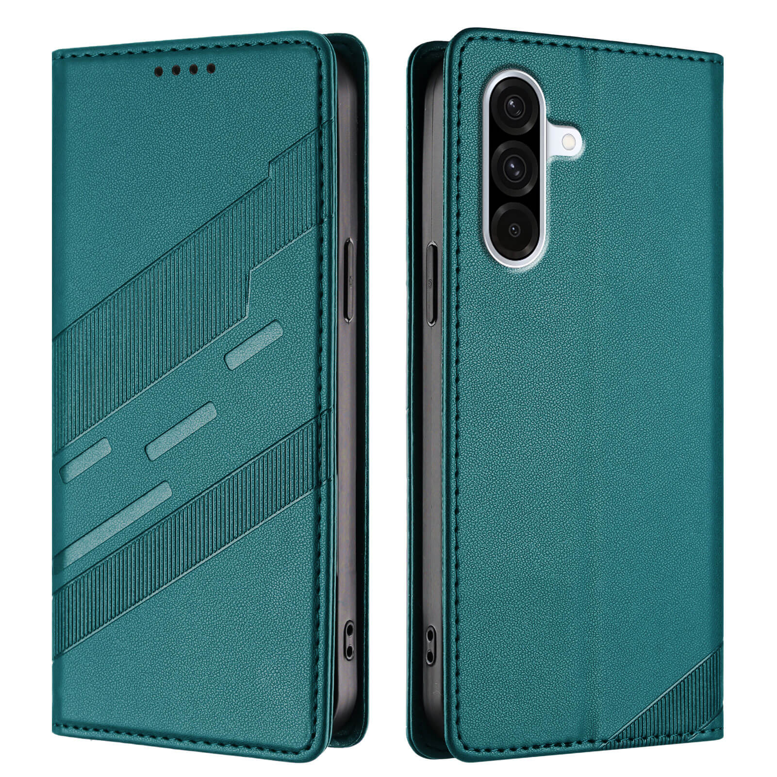 Galaxy A57 - Punk Style Wallet Case mit Standfunktion