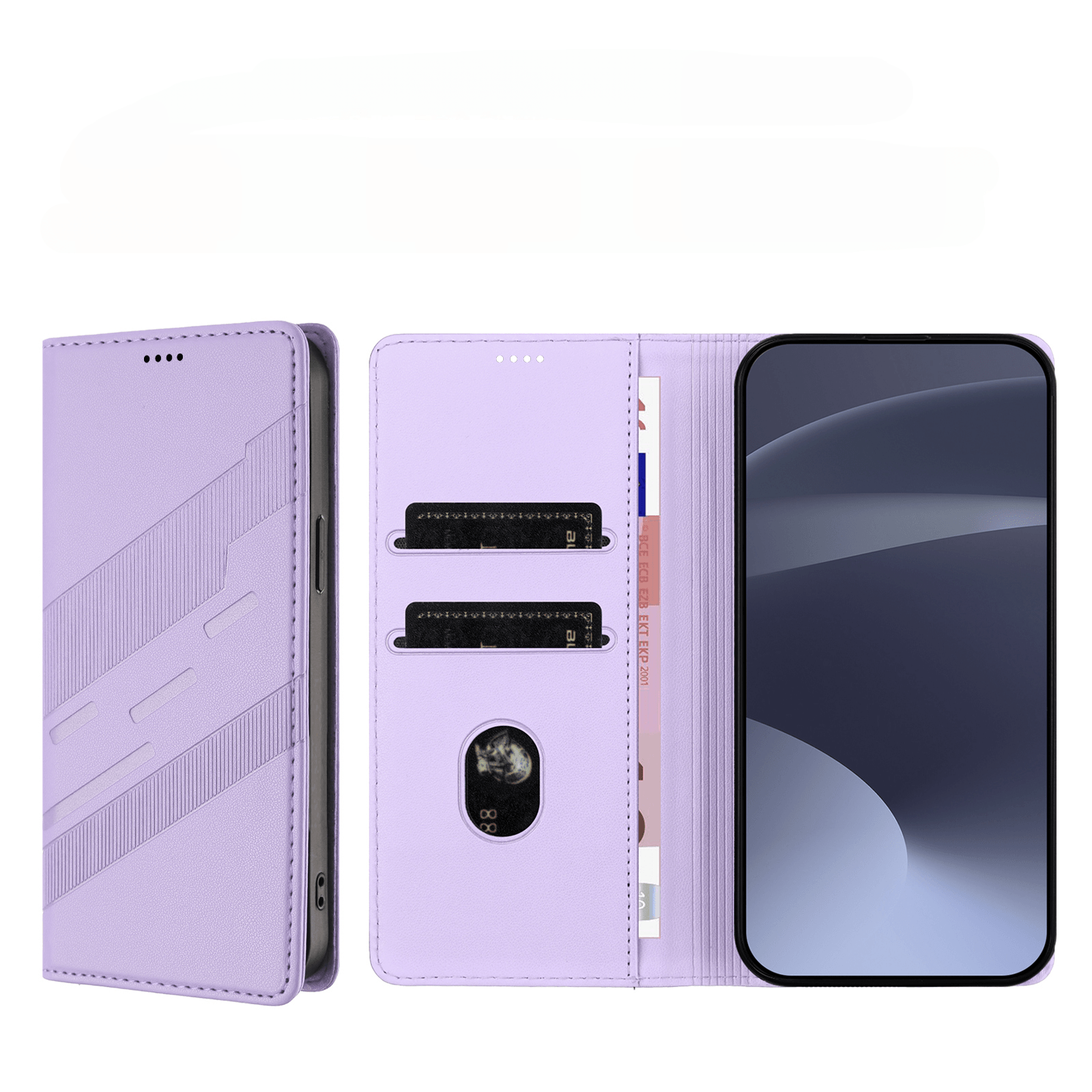 Galaxy A57 - Punk Style Wallet Case mit Standfunktion