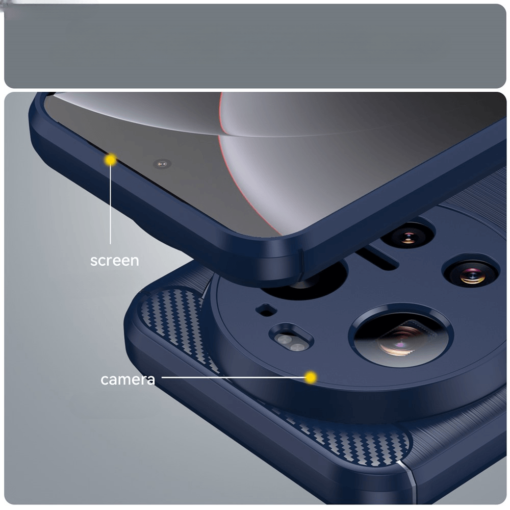 Xiaomi 17 Ultra  - Metal Carbon Look Case