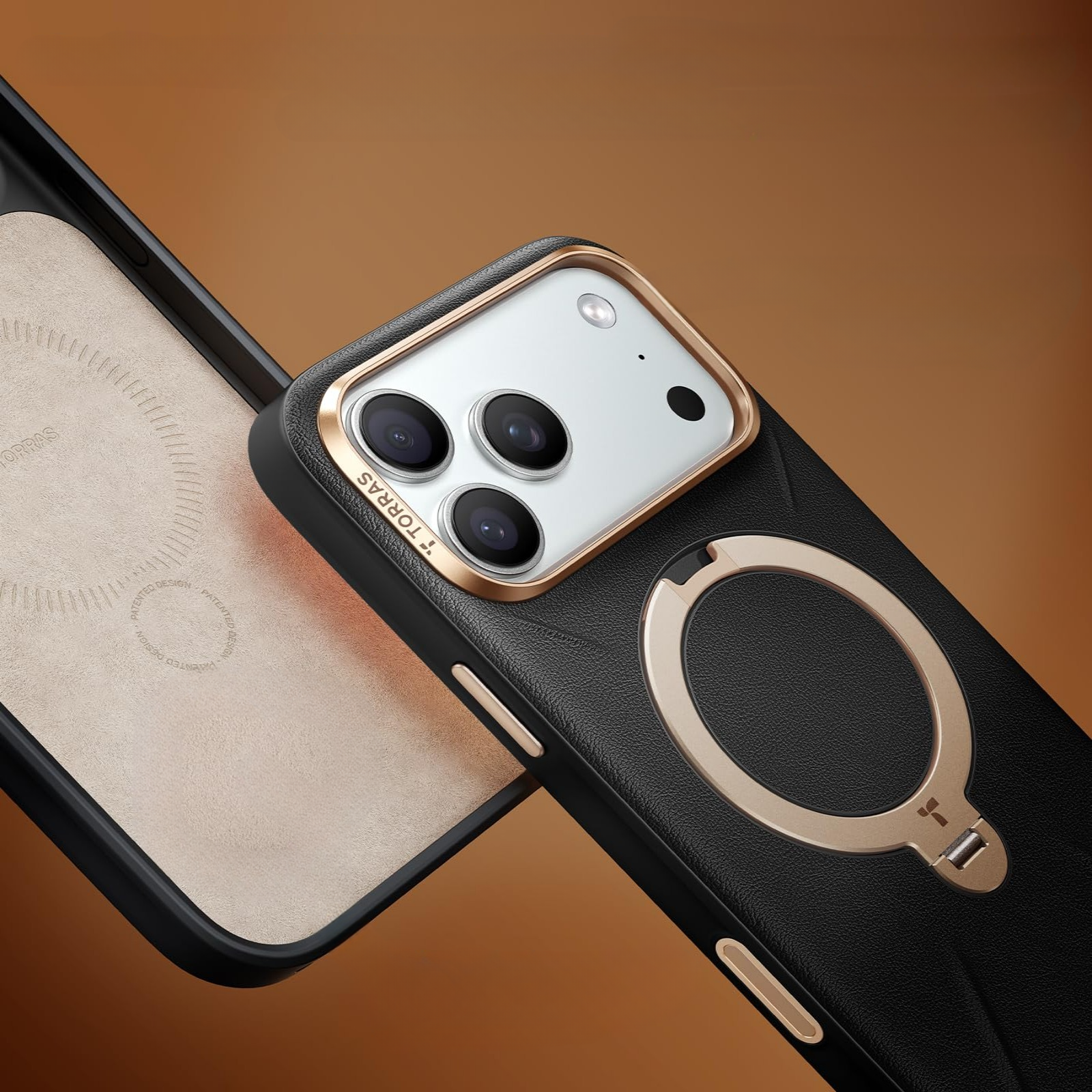 iPhone 17 - TORRAS Ostand Q3 VegSkin Cover MagSafe con supporto