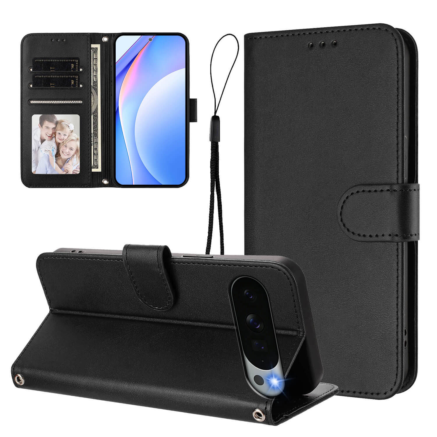 Google Pixel 11 Pro XL - Glossy case with wrist strap