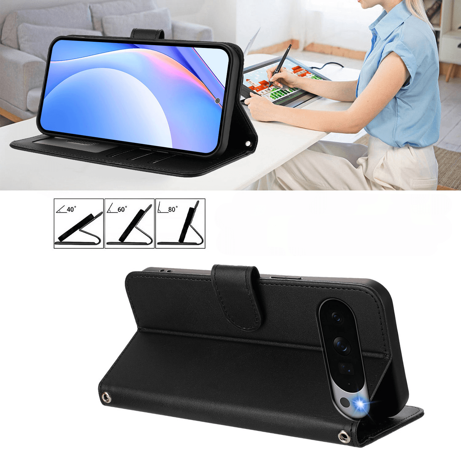 Google Pixel 11 Pro XL - Glossy case with wrist strap