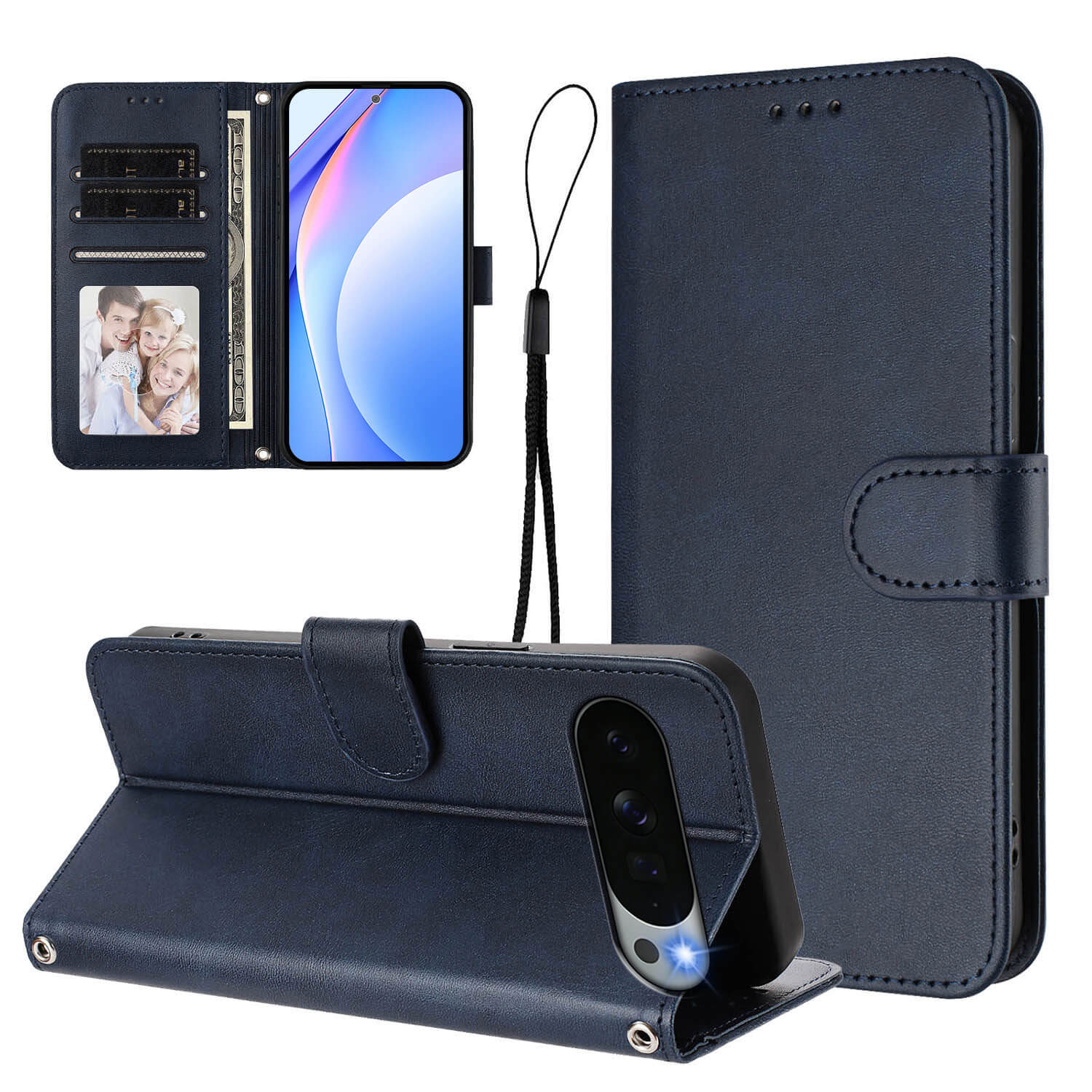 Google Pixel 11 Pro XL - Glossy case with wrist strap