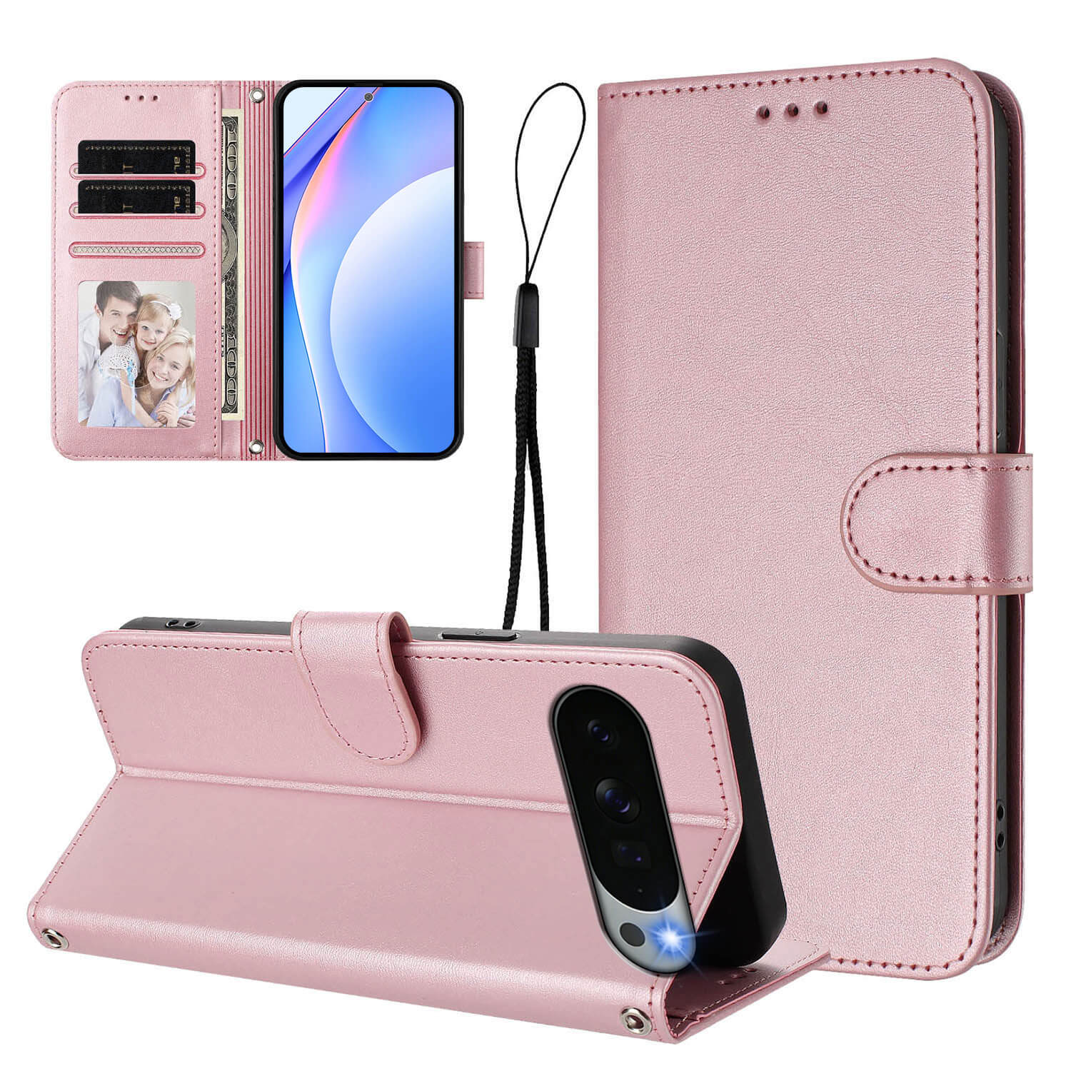 Google Pixel 11 Pro XL - Glossy case with wrist strap