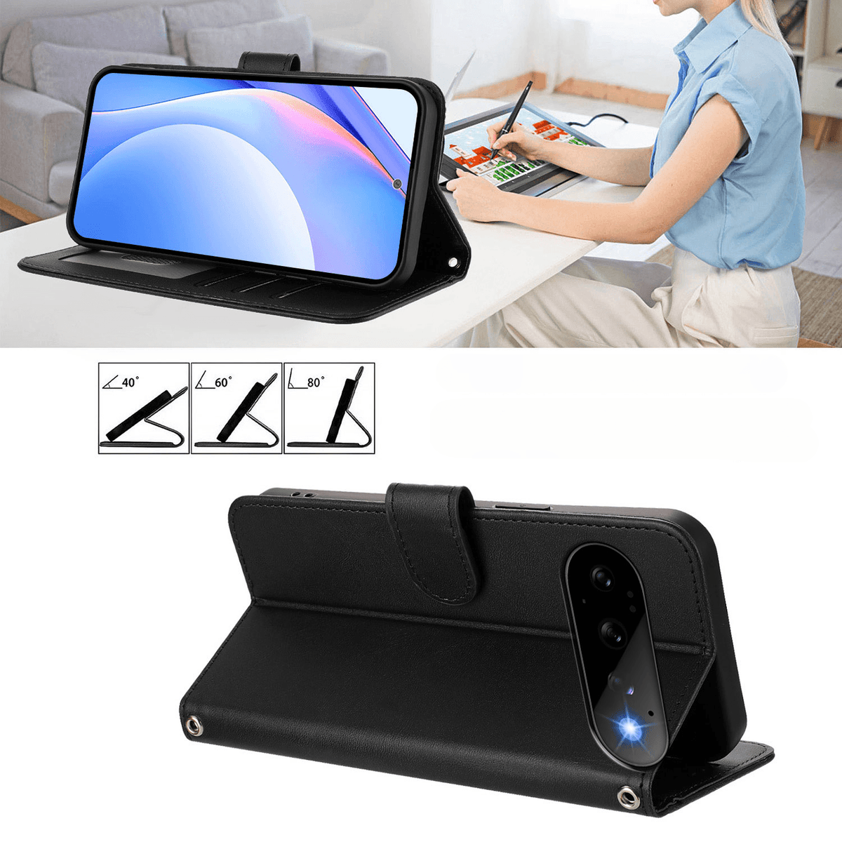Google Pixel 11 / Pixel 11 Pro - Glossy case with wrist strap