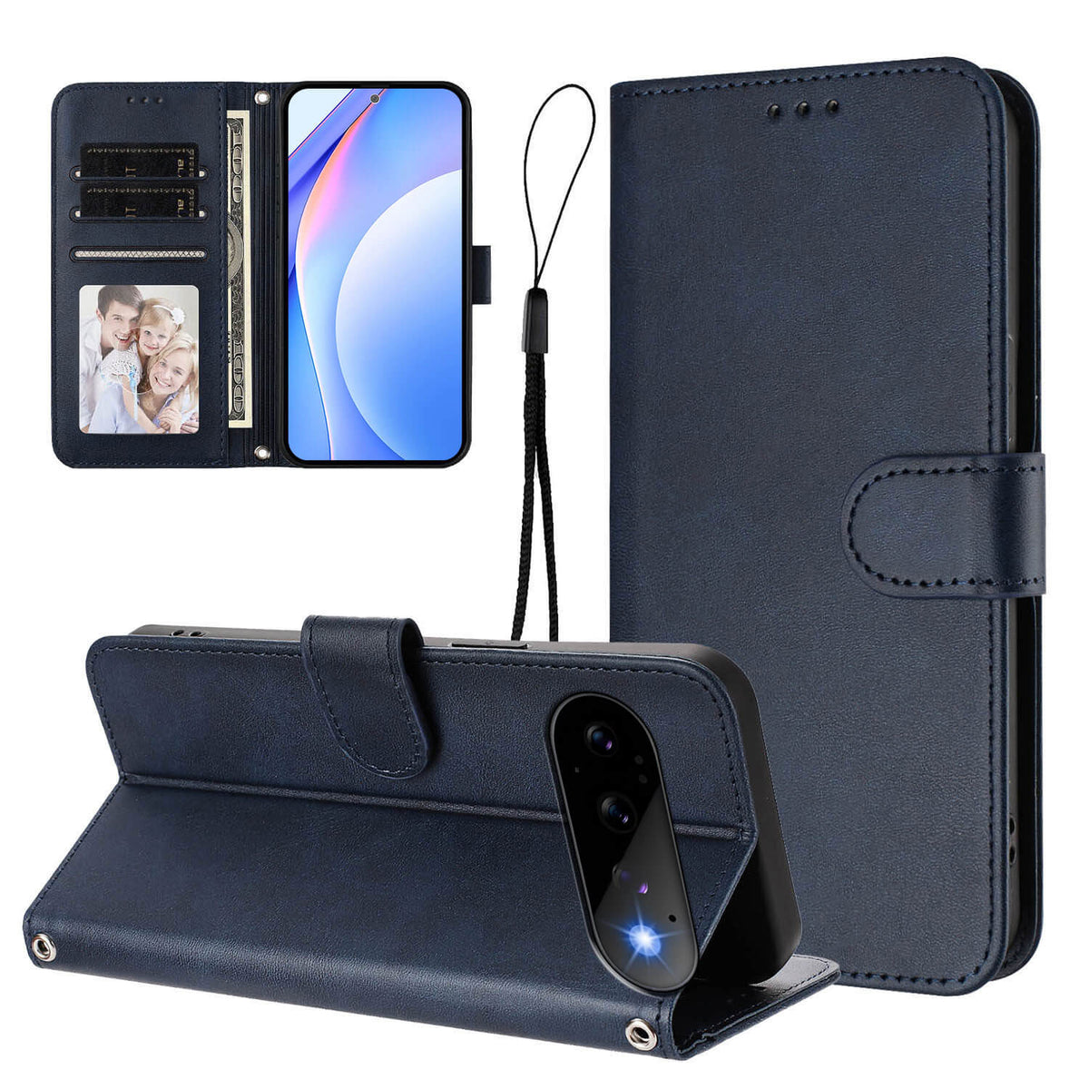 Google Pixel 11 / Pixel 11 Pro - Glossy case with wrist strap