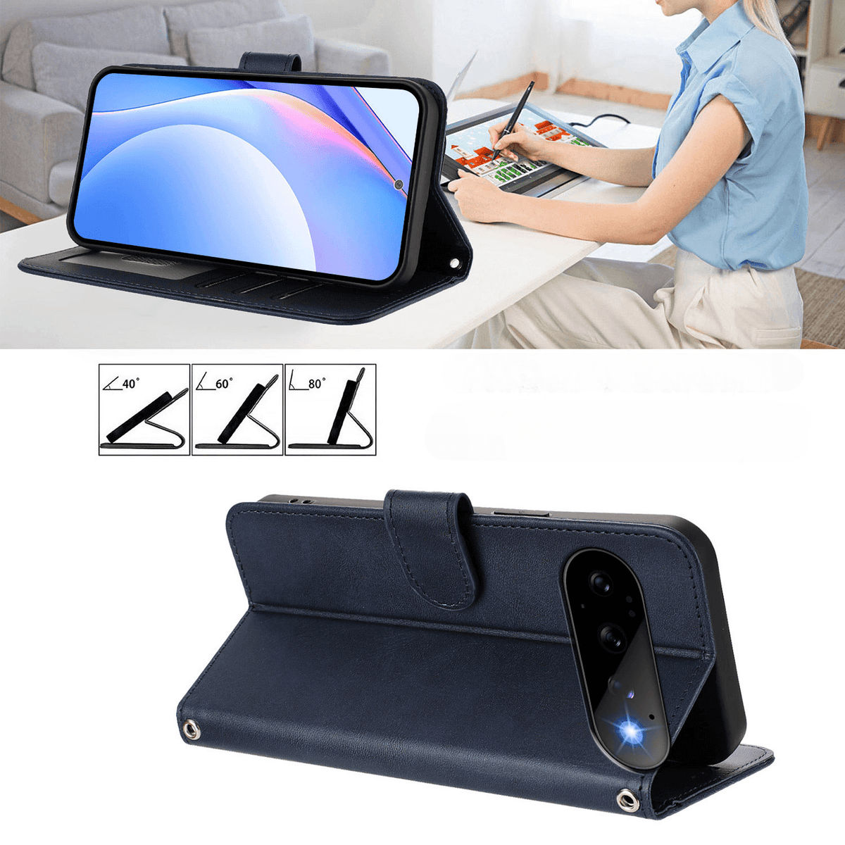 Google Pixel 11 / Pixel 11 Pro - Glossy case with wrist strap