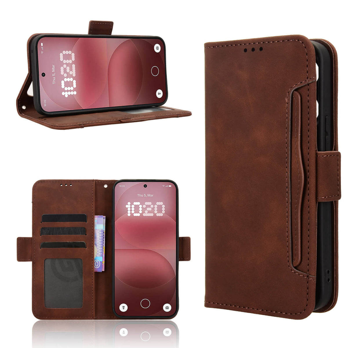 Nothing Phone (4a) Pro - Etui mit vielen Kartenfächern