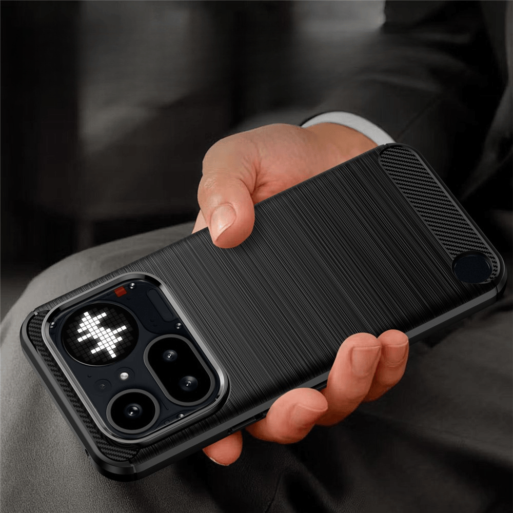 Nothing Phone (4a) Pro - Metall Carbon Look Hülle