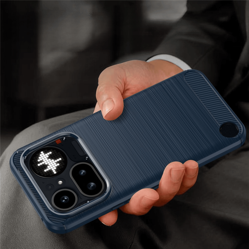 Nothing Phone (4a) Pro - Metall Carbon Look Hülle