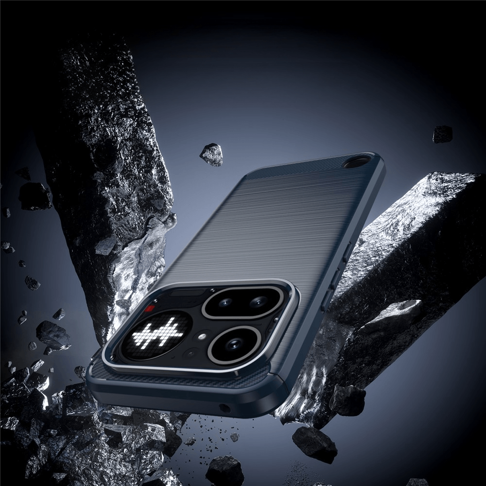 Nothing Phone (4a) Pro - Metall Carbon Look Hülle