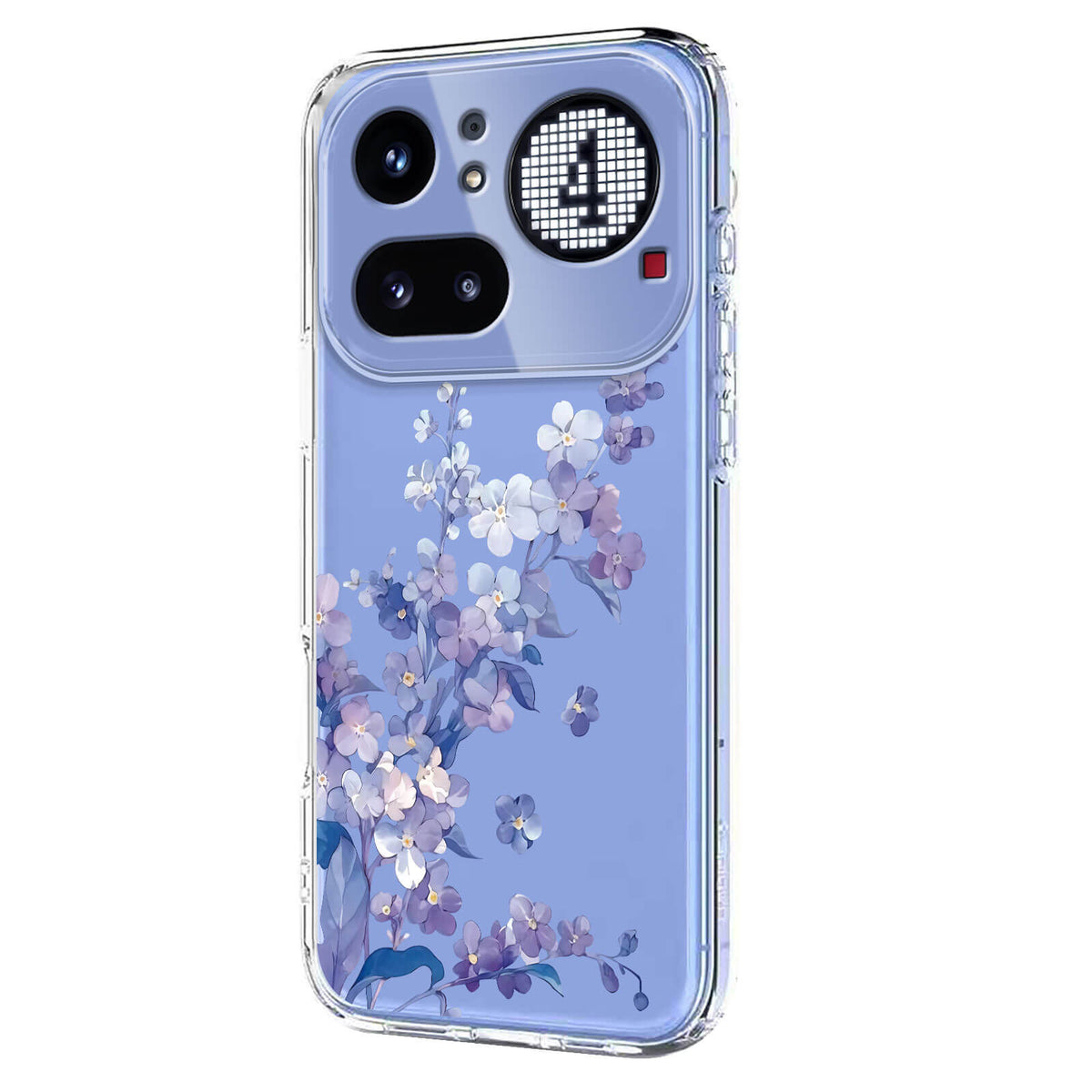 Nothing Phone (4a) Pro - Silikon Gummi Hülle Blumen