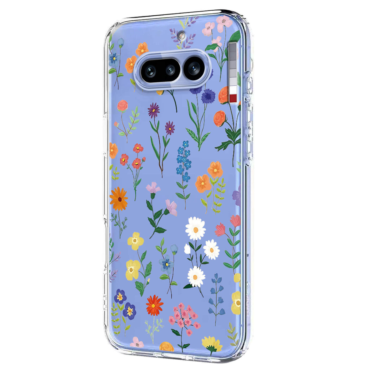 Nothing Phone (4a) - Silikon Gummi Hülle Blumen