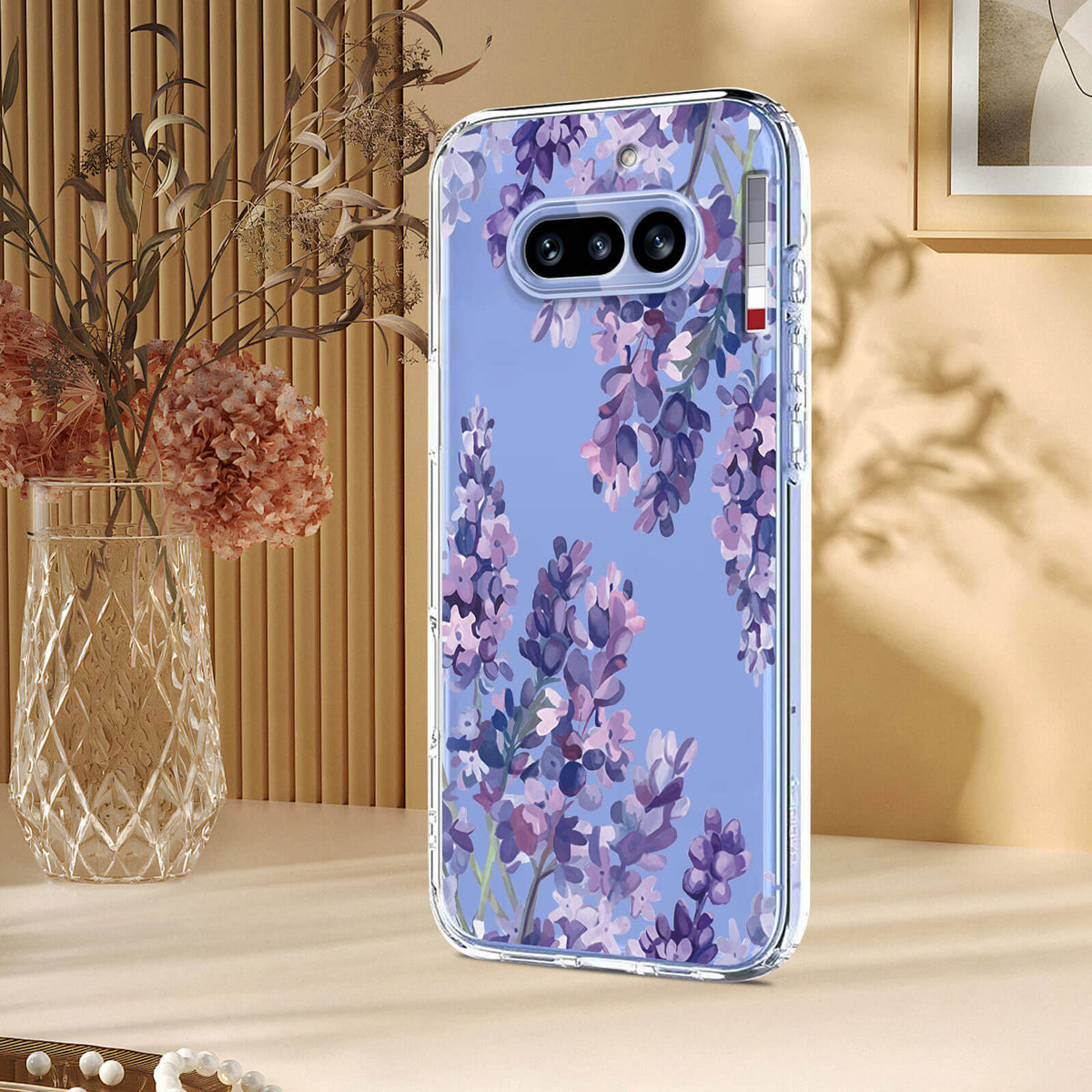 Nothing Phone (4a) - Silikon Gummi Hülle Blumen