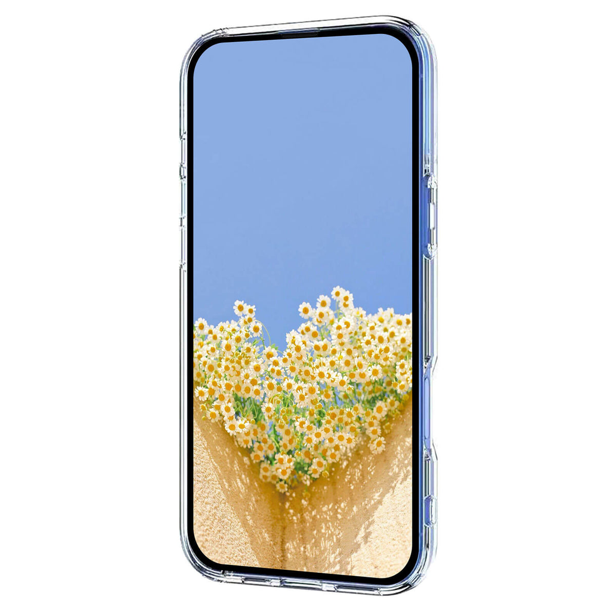 Galaxy A27 - Silikon Gummi Hülle Blumen