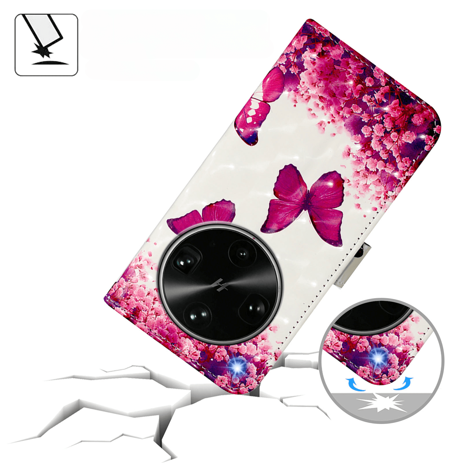 OPPO Find X9 Ultra- Coque effet pailleté