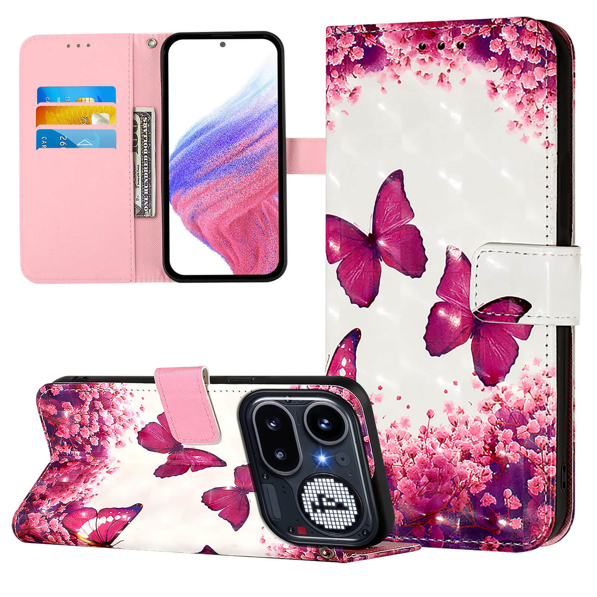 Nothing Phone (4a) Pro - Etui Glitzer Effekt