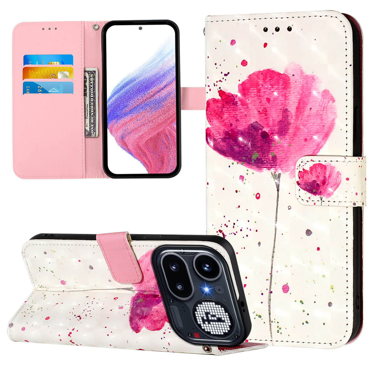 Nothing Phone (4a) Pro - Etui Glitzer Effekt