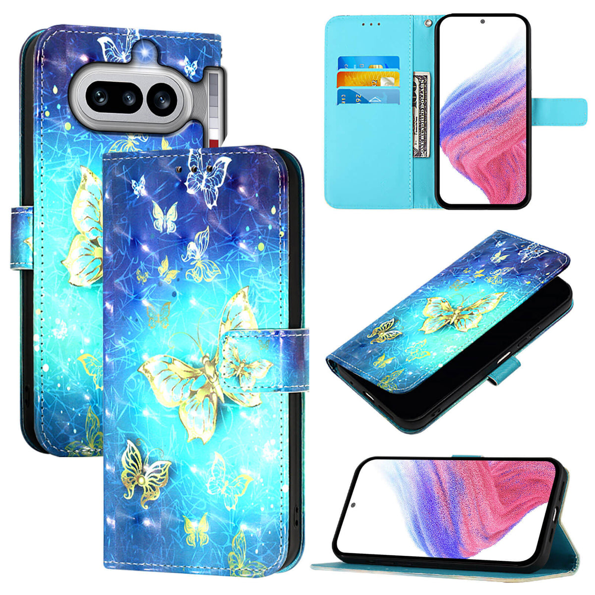 Nothing Phone (4a) - Etui Glitzer Effekt