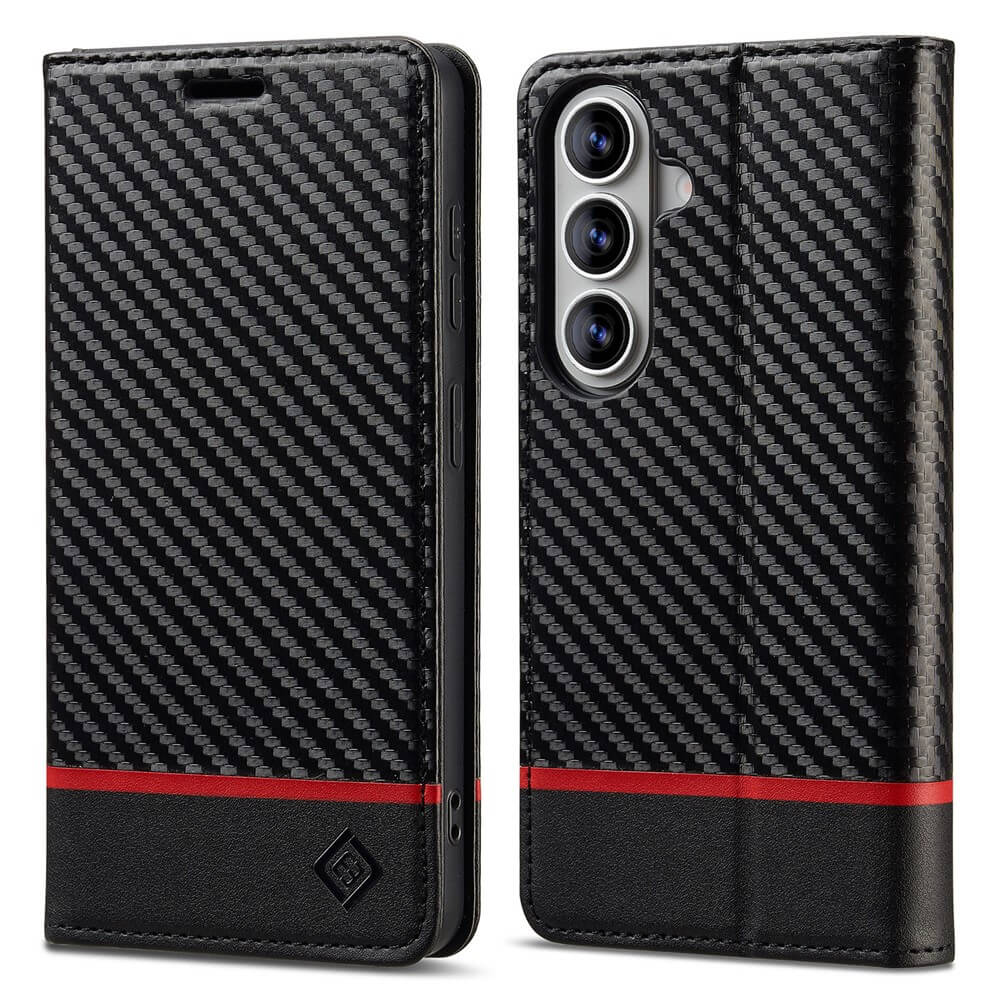 Galaxy A27 - LC.IMEEKE Custodia Carbon Fiber